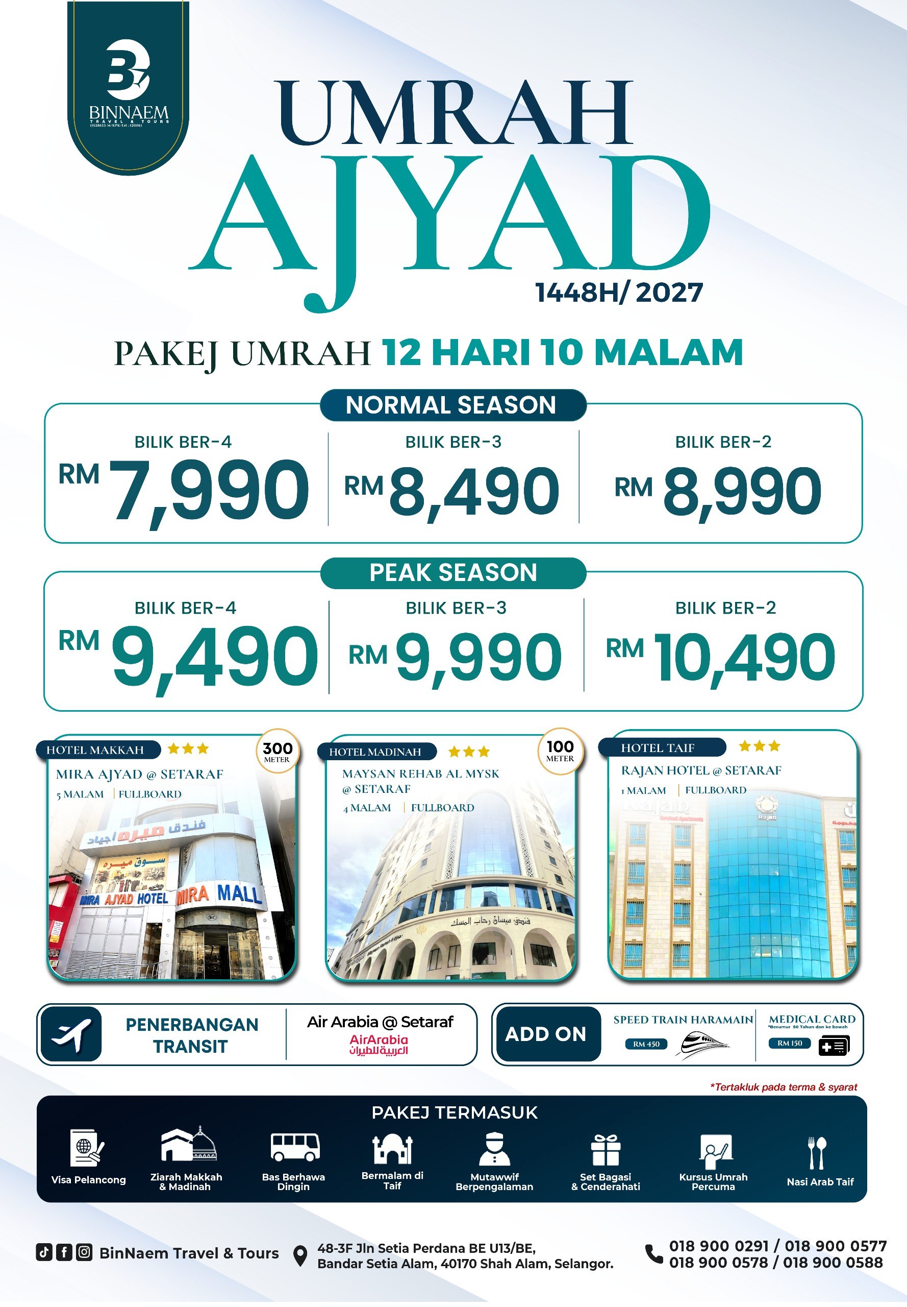 Poster Pakej Umrah Ajyad
